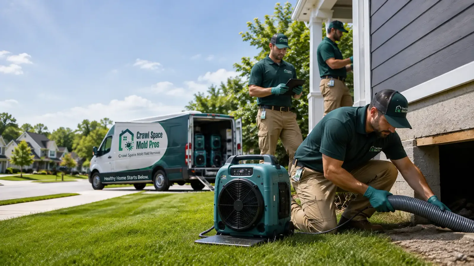 Crawl Space Mold Removal in Dundee, OH
